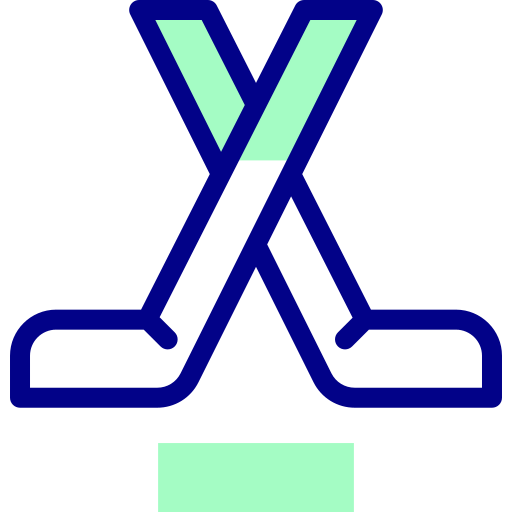 eishockey Detailed Mixed Lineal color icon