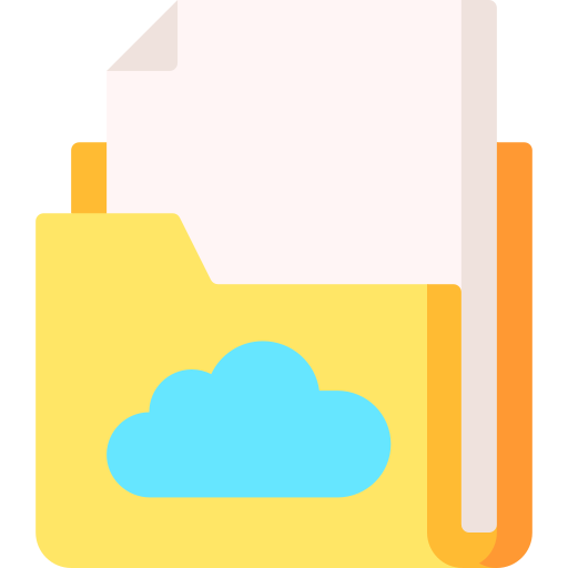 dati cloud Special Flat icona