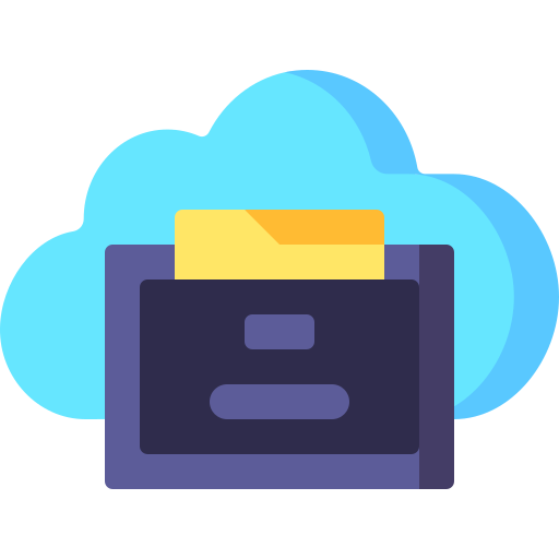Cloud Data Special Flat icon