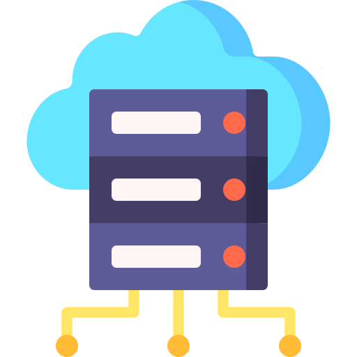 Cloud server Special Flat icon