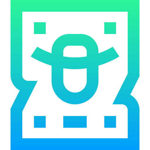 Wanted Super Basic Straight Gradient icon