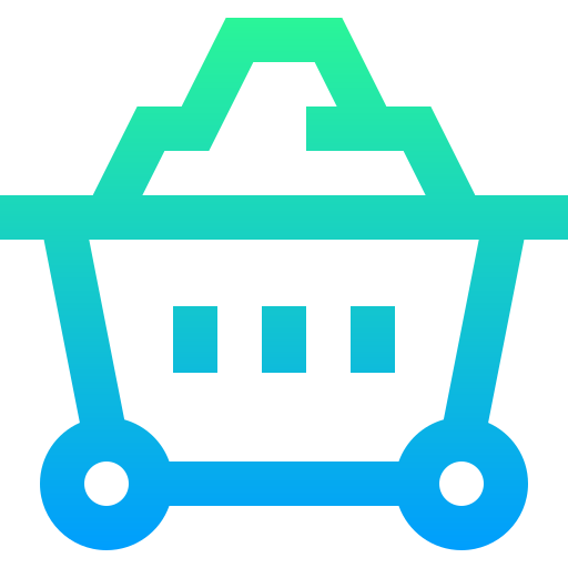 Cart Super Basic Straight Gradient icon