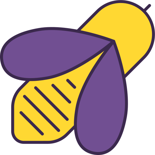 Bee Generic Outline Color icon