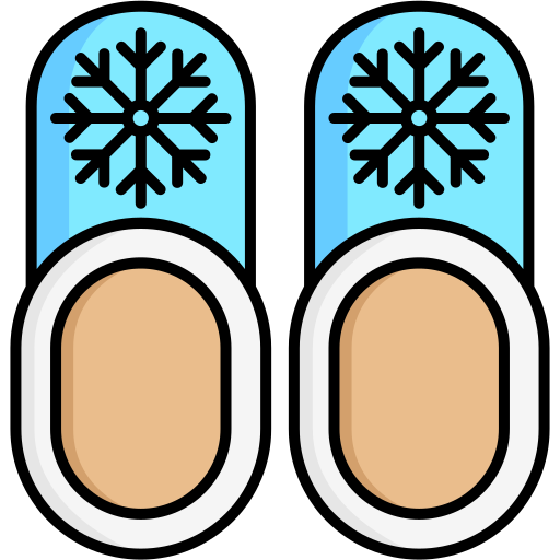 slippers Generic Outline Color icon