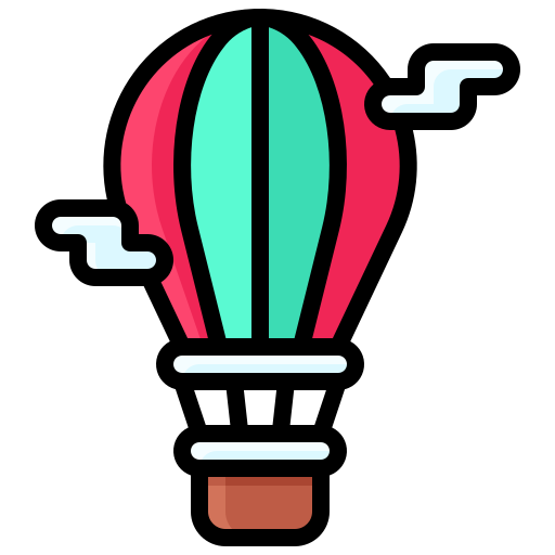 parachute Generic Outline Color icon