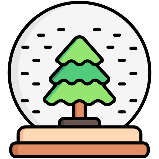 Snow Globe Generic Outline Color icon