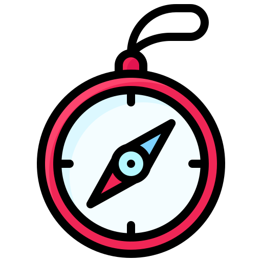 Compass Generic Outline Color icon