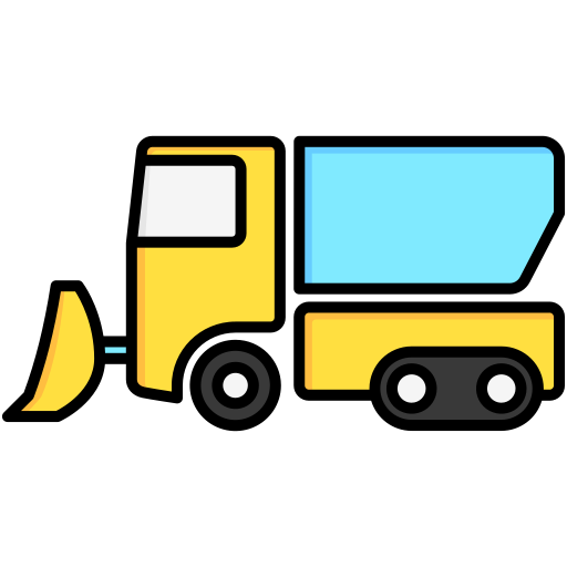 Snowplow Generic Outline Color icon