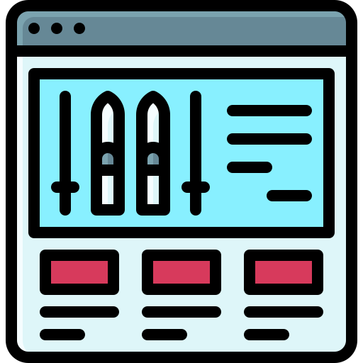 Web Interface Generic Outline Color icon
