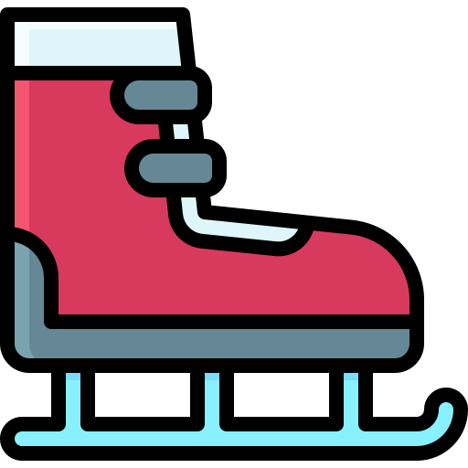 Ice skating shoes Generic Outline Color icon