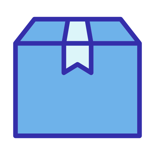 caixa de entrega Generic Blue Ícone