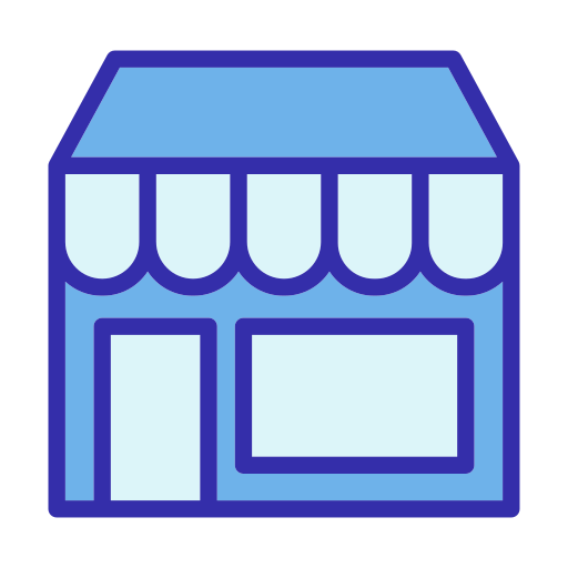 Shopping Store Generic Blue icon
