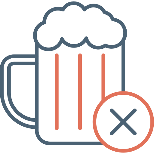 No Alcohol Generic Outline Color icon