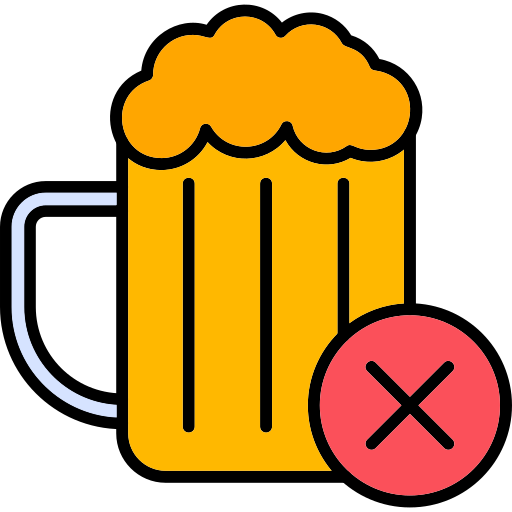kein alkohol Generic Outline Color icon