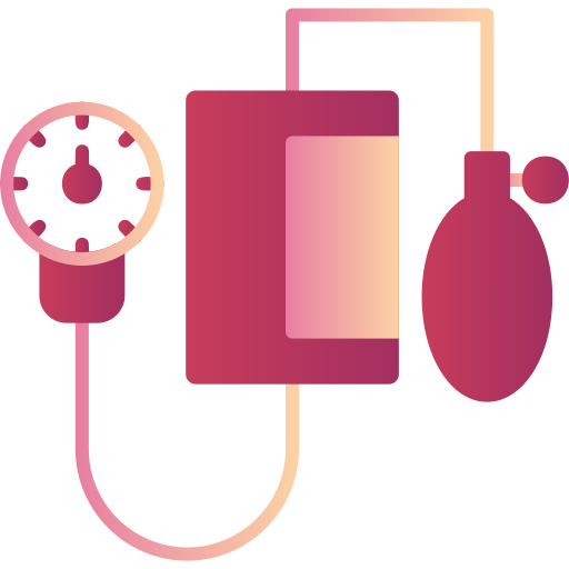 miernik ciśnienia krwi Generic Flat Gradient ikona
