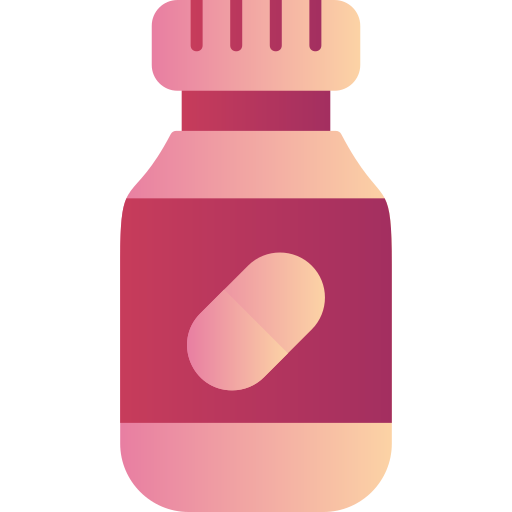 frasco de pastillas Generic Flat Gradient icono