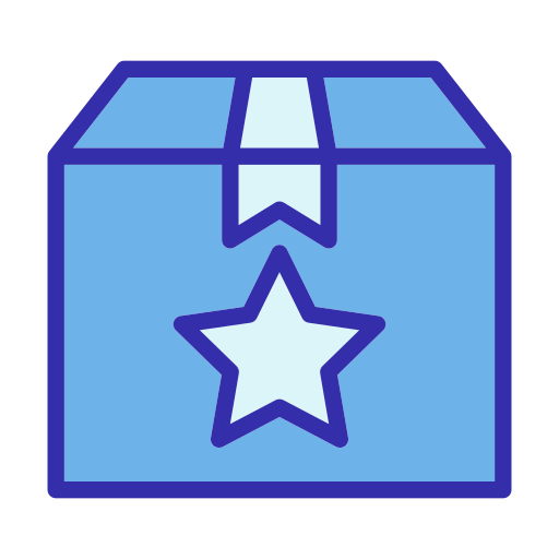 caja de entrega Generic Blue icono
