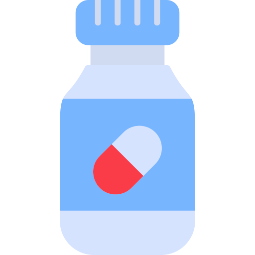 Бутылка для таблеток Generic Flat иконка