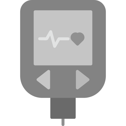 혈당 측정기 Generic Grey icon