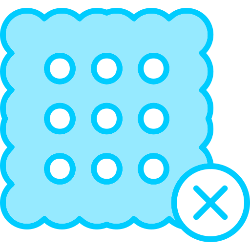 No sweets Generic Blue icon