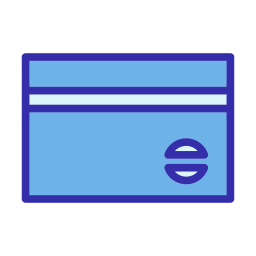 pago con tarjeta Generic Blue icono