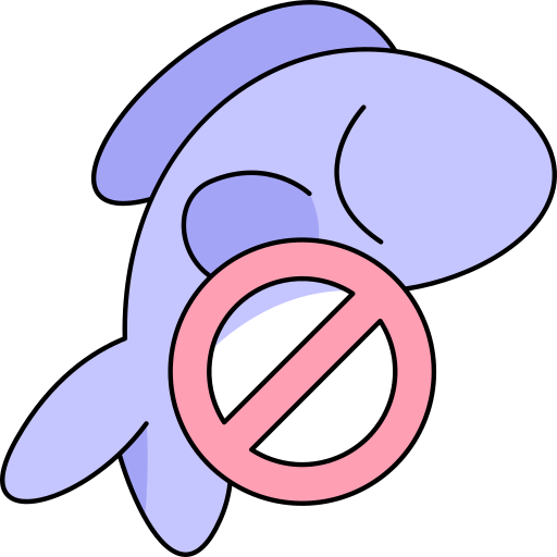 No fish Generic Thin Outline Color icon