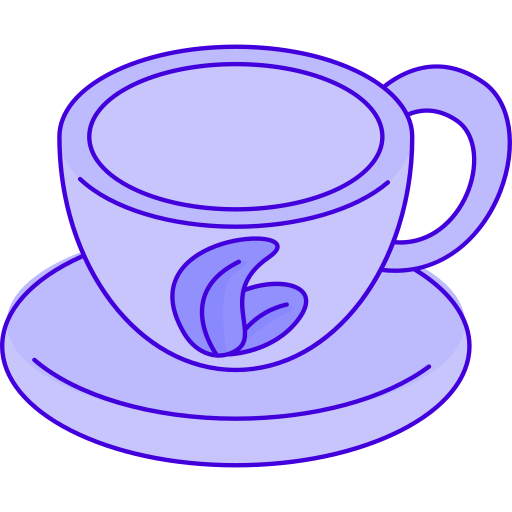 Чашка чая Generic Thin Outline Color иконка