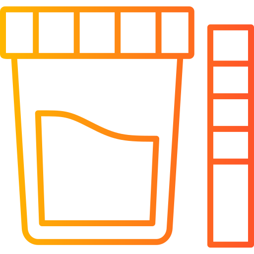 test d'urine Generic Gradient Icône