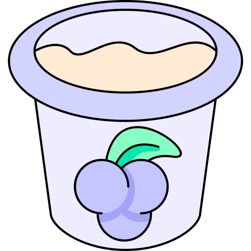 Yogurt Generic Thin Outline Color icon