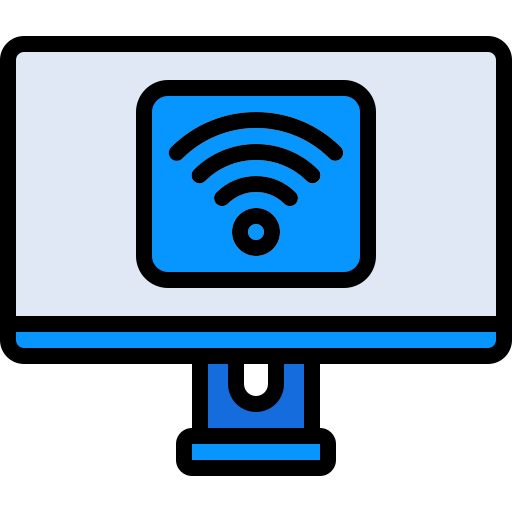 connessione wifi Generic Outline Color icona