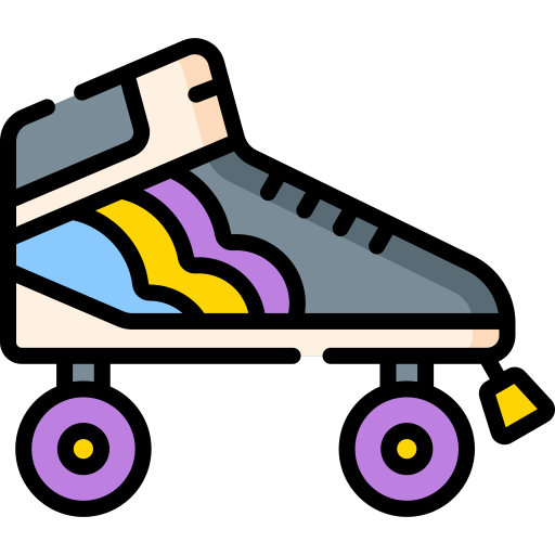 roller skate Special Lineal color Ícone