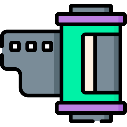 Film roll Special Lineal color icon