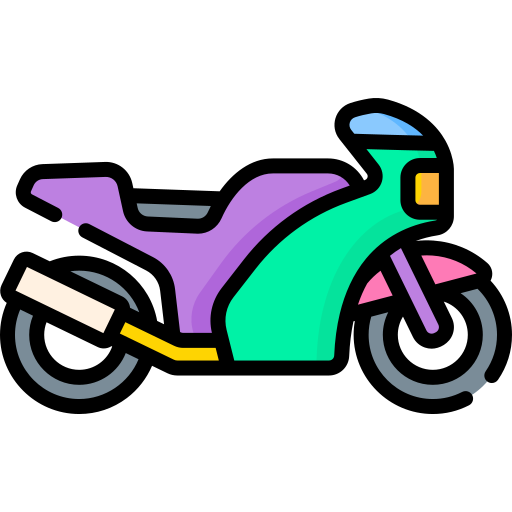 motocicleta Special Lineal color Ícone