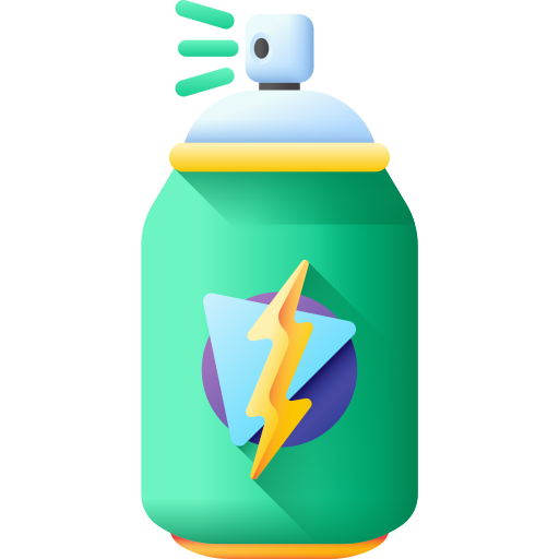 スプレー缶 3D Color icon