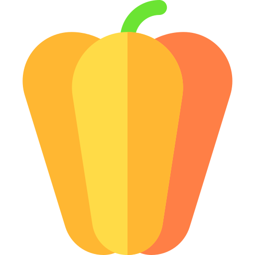 Bell Pepper Basic Rounded Flat icon