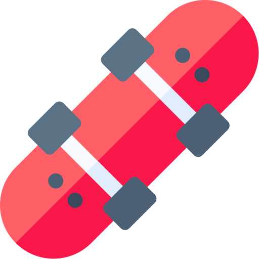 スケートボード Basic Rounded Flat icon