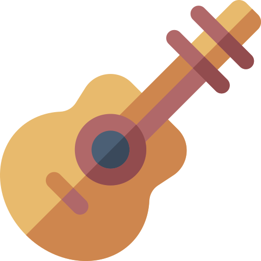 Гитара Basic Rounded Flat иконка