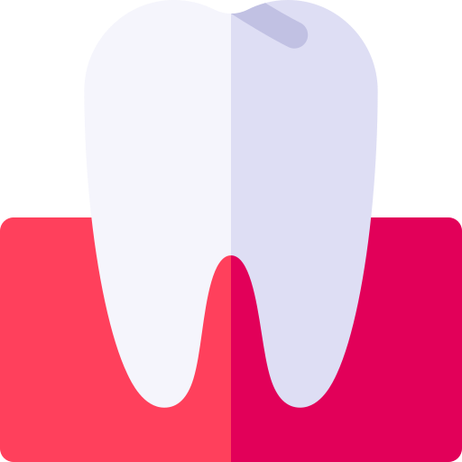Molar  Basic Rounded Flat icon