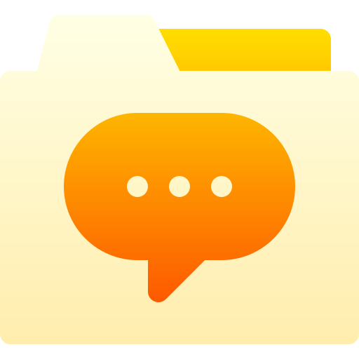 chat Basic Gradient Gradient icono