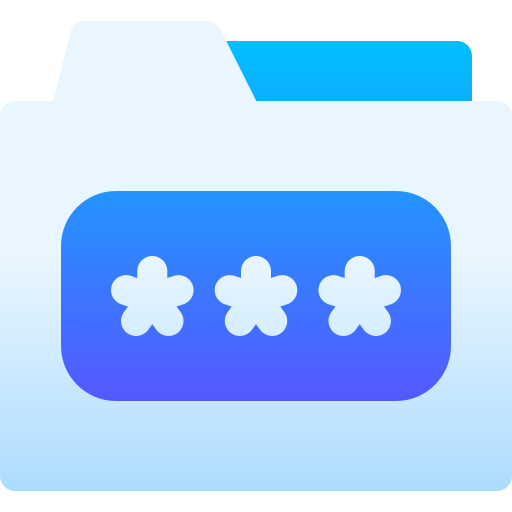 パスワード Basic Gradient Gradient icon
