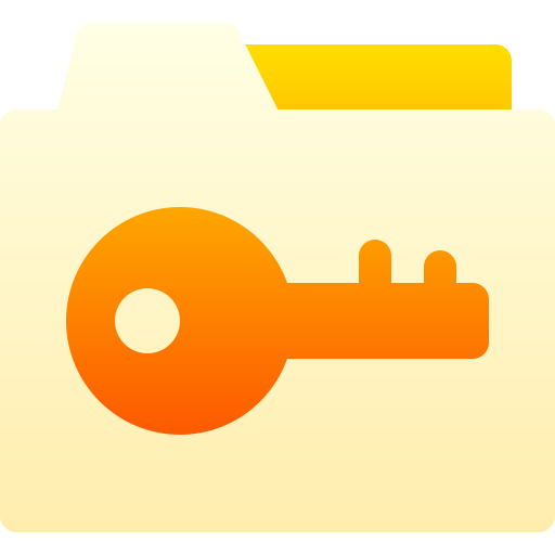 鍵 Basic Gradient Gradient icon
