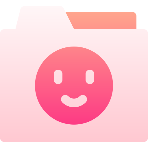 smiley Basic Gradient Gradient icoon