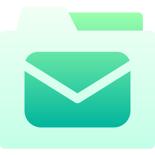 email Basic Gradient Gradient icon