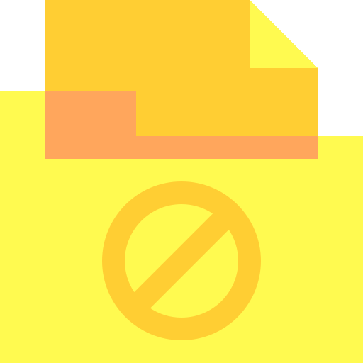 금지 Basic Sheer Flat icon
