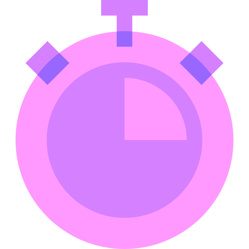Stopwatch Basic Sheer Flat icon