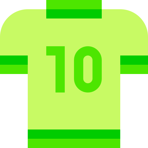Soccer jersey Basic Sheer Flat icon