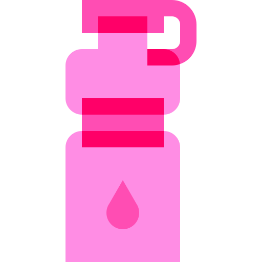 Бутылка с водой Basic Sheer Flat иконка