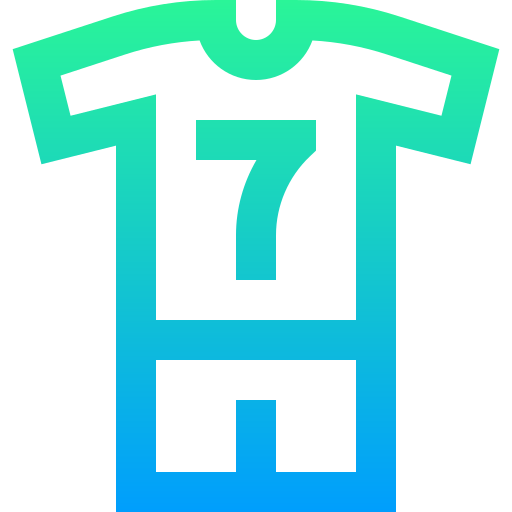 Soccer jersey Super Basic Straight Gradient icon