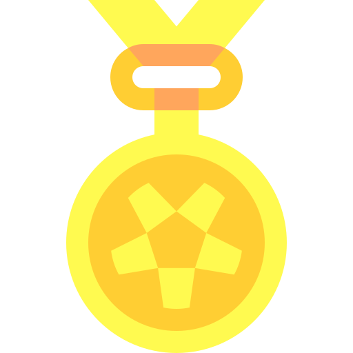 medalha Basic Sheer Flat Ícone