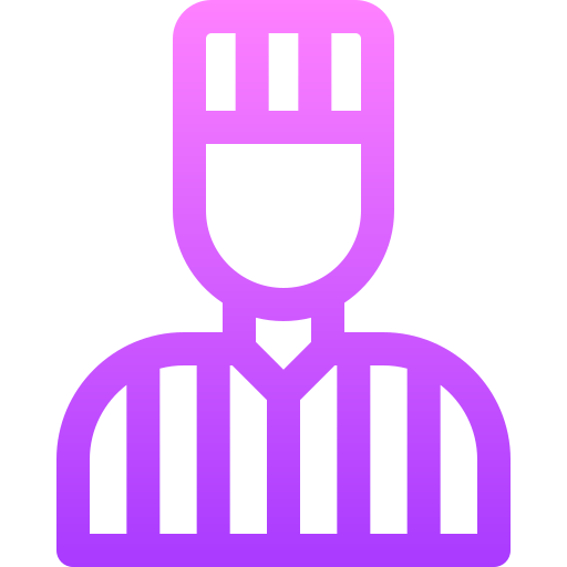 więzień Basic Gradient Lineal color ikona
